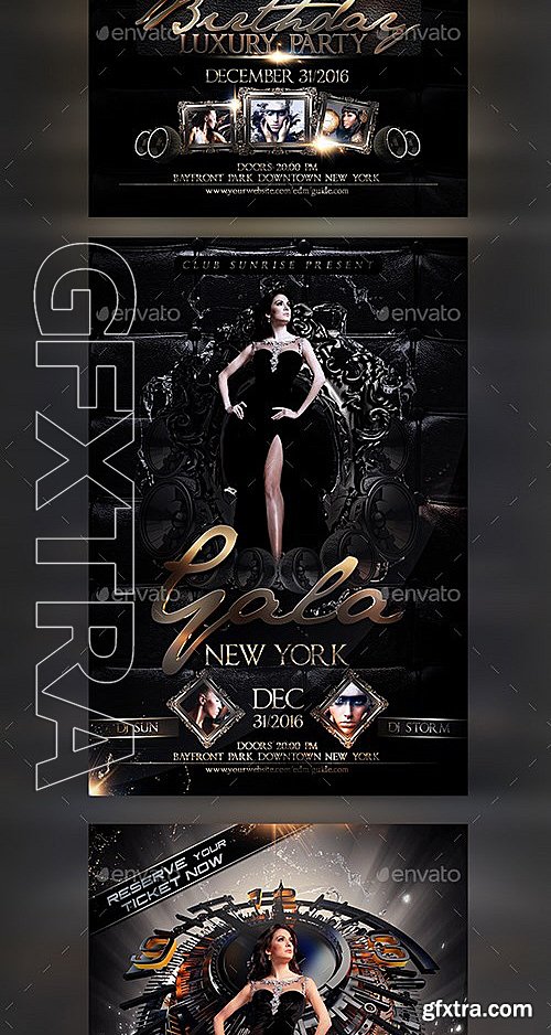 GraphicRiver - NYE Flyer Bundle V2 13468404