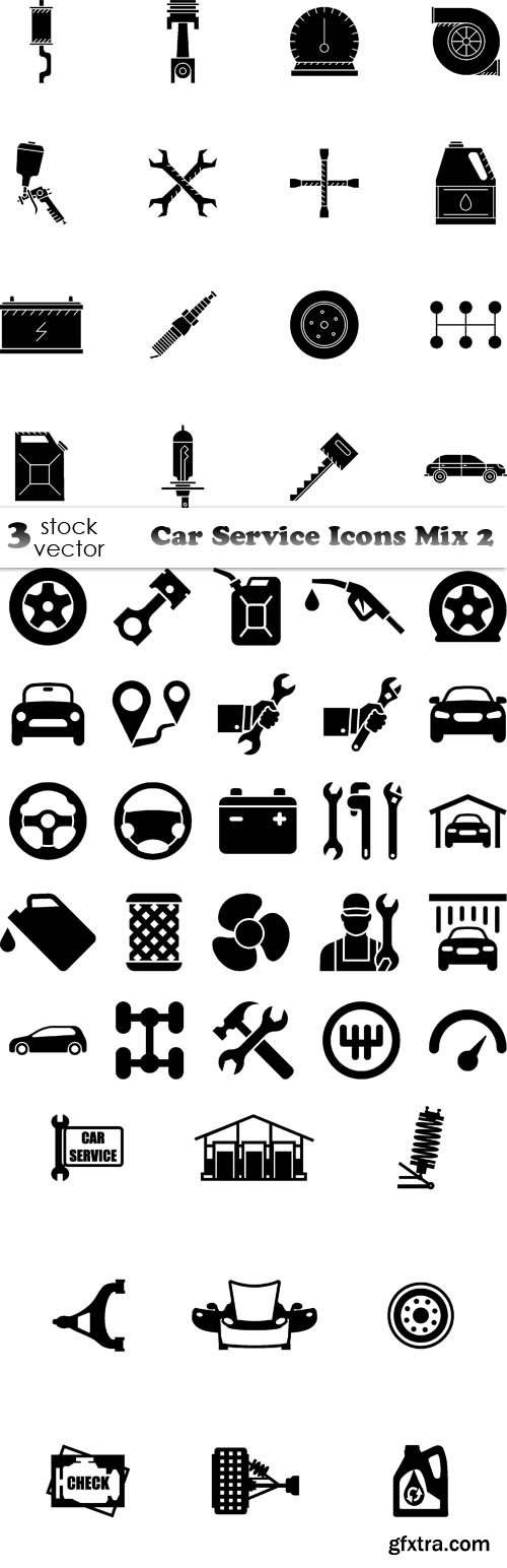 Vectors - Car Service Icons Mix 2