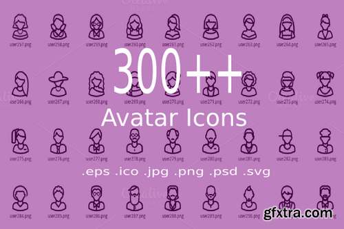 CM - 300++ Avatar Icons 410032