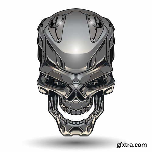 Skull illustration - 11 EPS