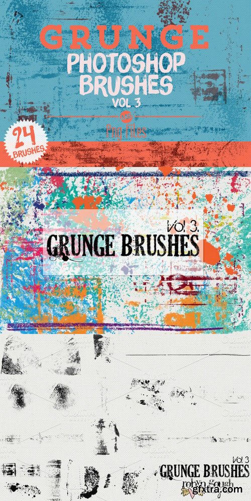 CM - Grunge Photoshop Brushes Vol 3 16389