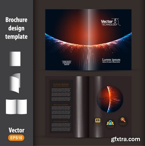 Business Design Background & Cover Magazine - 8x EPS