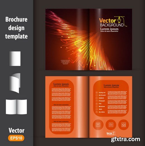 Business Design Background & Cover Magazine - 8x EPS