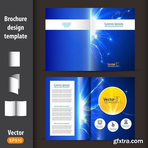 Business Design Background & Cover Magazine - 8x EPS