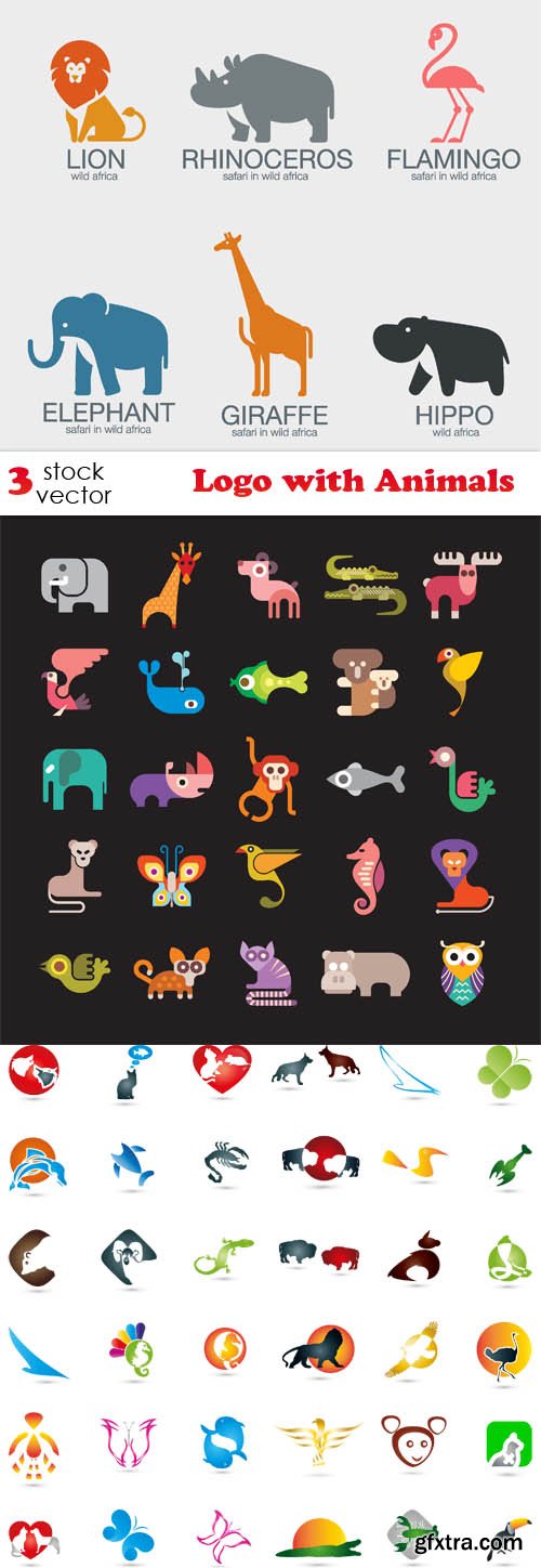 Vectors - Logo with Animals