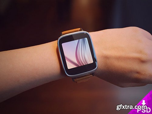 PSD Mock-Up - Asus Zenwatch