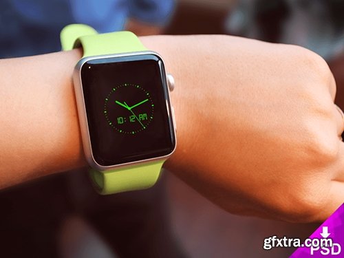 PSD Mock-Up - Apple Watch Sport