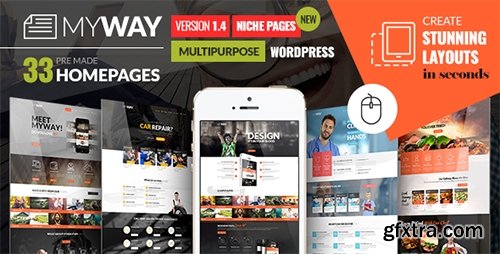 ThemeForest - MyWay v1.9 - Multipurpose Creative Wordpress Theme - 10804805