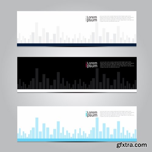 Collection of vector a background picture flyer poster banner emblem logo 25 EPS