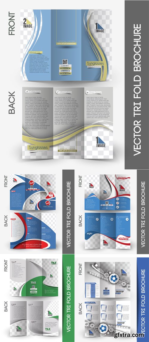 Brochure Tri-fold Vector Design