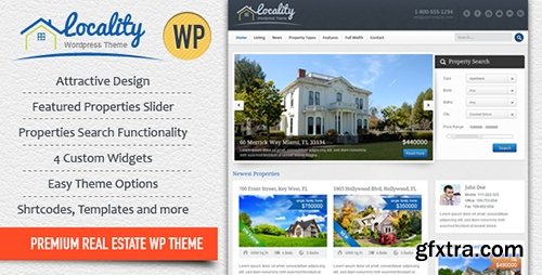 ThemeForest - Locality v1.3.3 - Real Estate WordPress Theme - 2203240