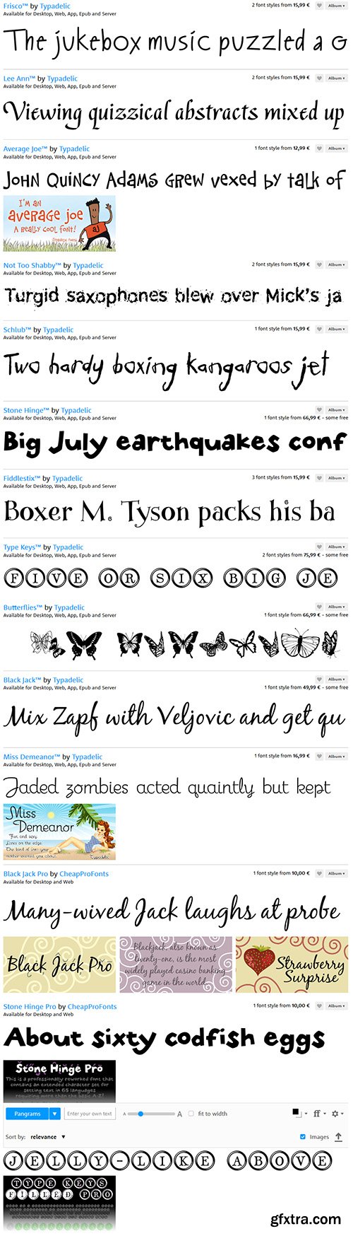 Typadelic Fonts Collection - 148 FONTS $3200