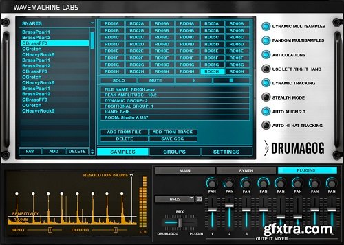 WaveMachine Labs Drumagog Platinum VST RTAS v5.03b with Sample Library-AiR