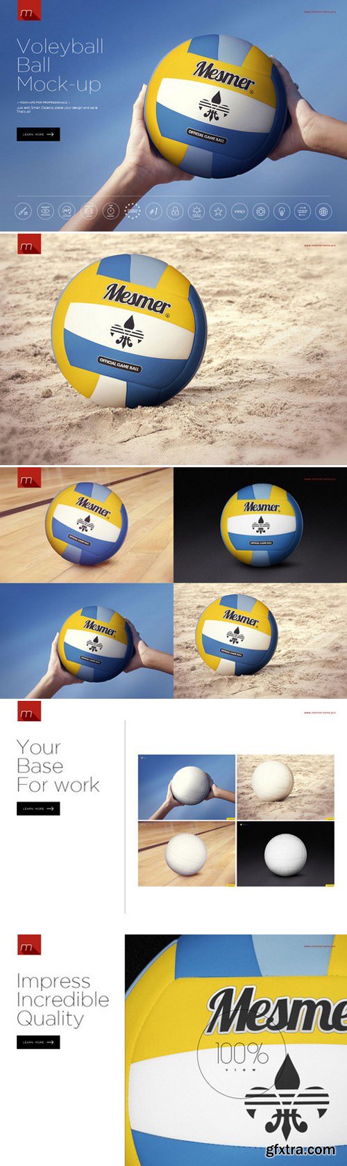 CM - Volleyball Ball Mock-up 424043