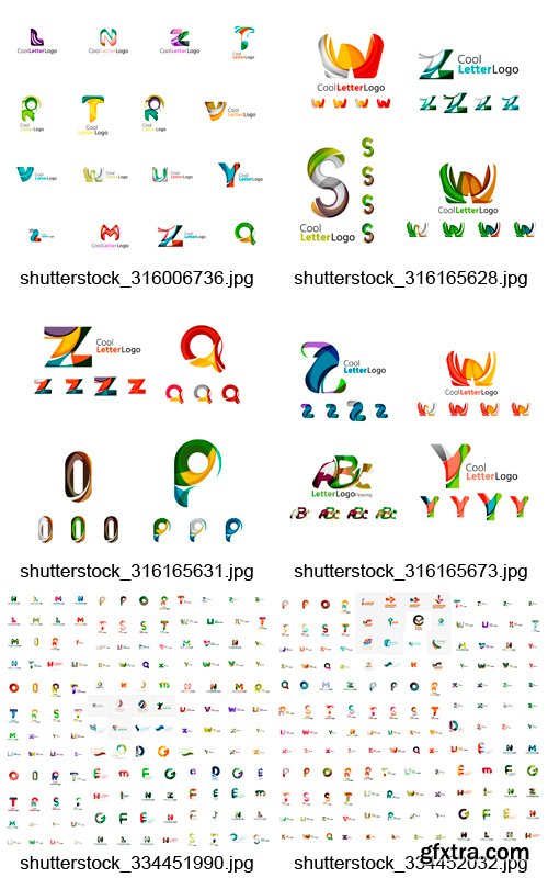 Amazing SS - Abstract Letter Logos, 25xEPS