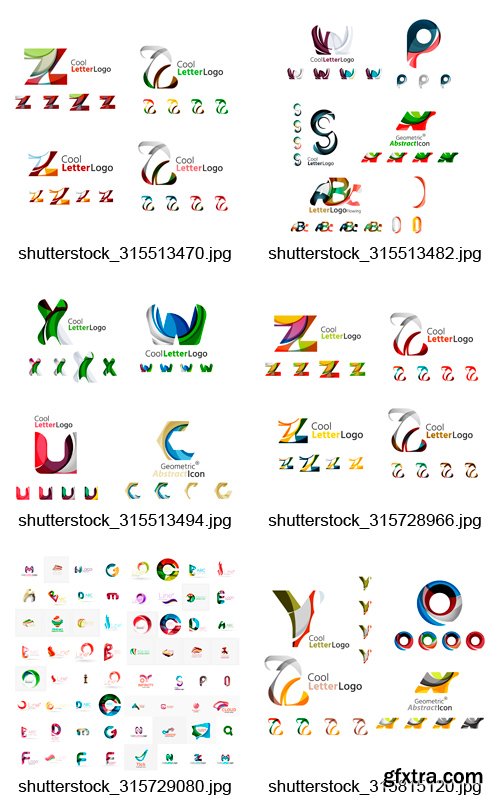 Amazing SS - Abstract Letter Logos, 25xEPS