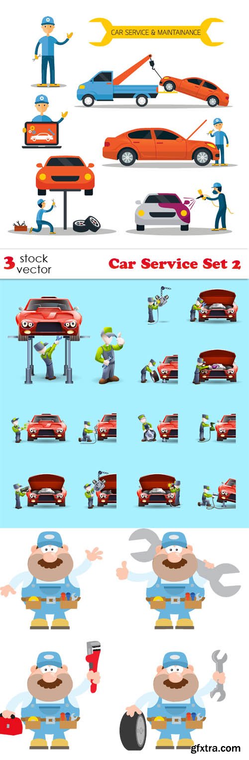 Vectors - Car Service Set 2