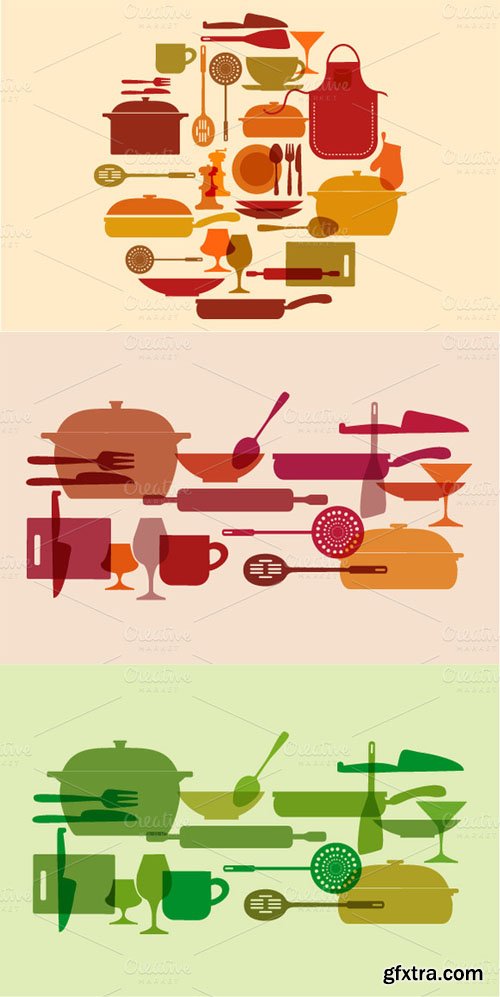 Kitchenware vector set - CM 18313