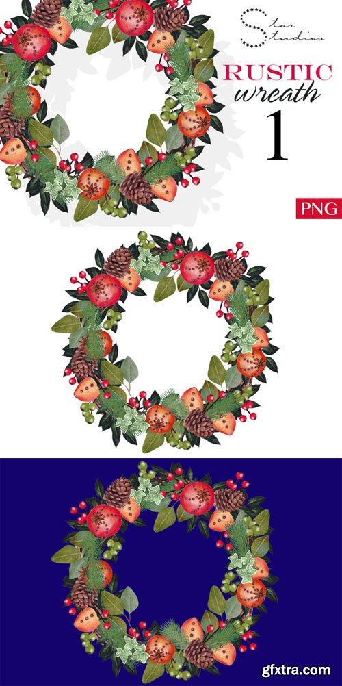 Rustic Wreath 1 - CM 409827