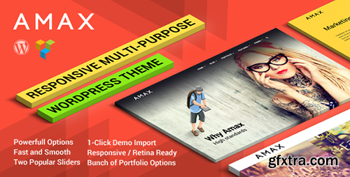 ThemeForest - Amax v1.0.7 - Responsive Multi-Purpose WordPress Theme - 11458572