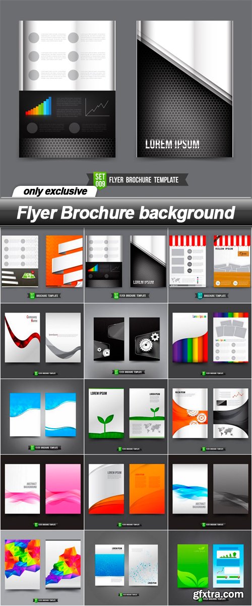 Flyer Brochure background - 15 EPS