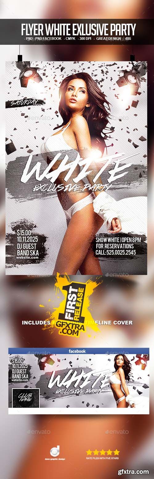 Flyer White Exlusive Party 13084915