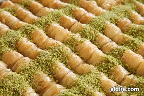 Turkish Dessert Baklava - 10 UHQ JPEG