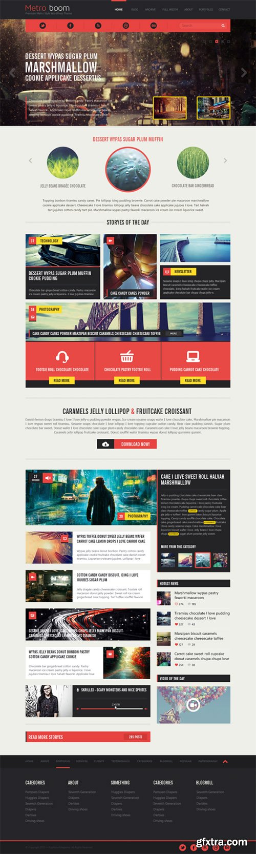 Metroboom Premium Responsive theme - CM 57239