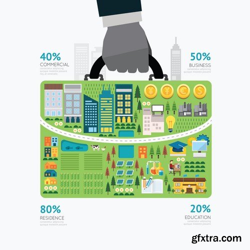 Infographic energy design - 20 EPS