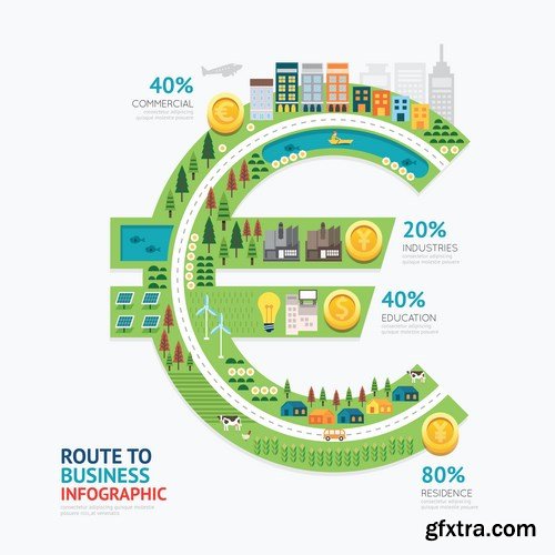 Infographic energy design - 20 EPS