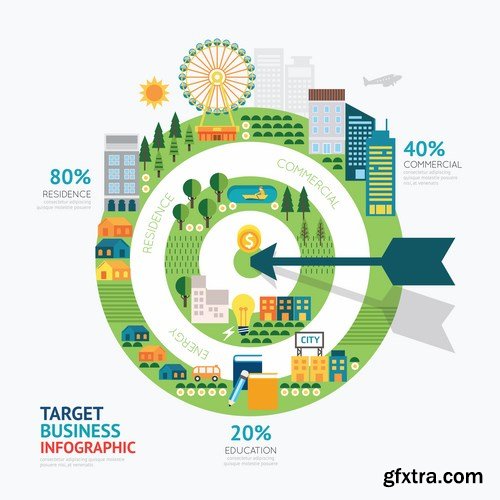 Infographic energy design - 20 EPS