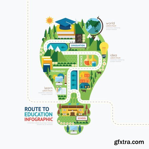 Infographic energy design - 20 EPS