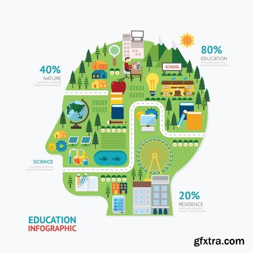 Infographic energy design - 20 EPS