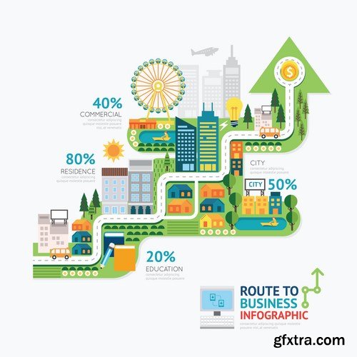 Infographic energy design - 20 EPS