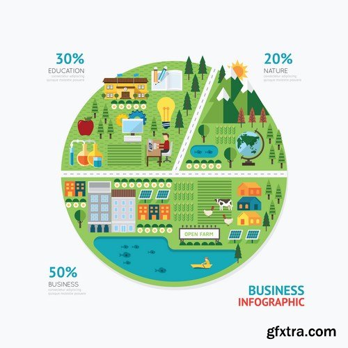 Infographic energy design - 20 EPS