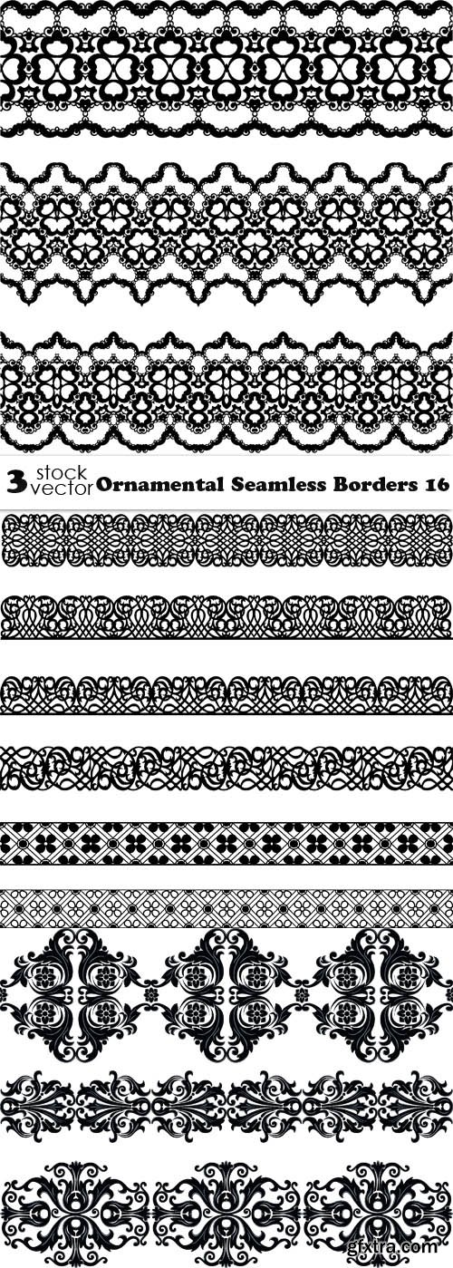 Vectors - Ornamental Seamless Borders 16