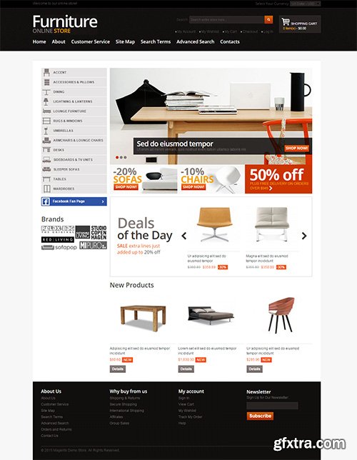 TemplateMonster - Furniture Store Magento Theme - 38064