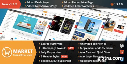 ThemeForest - Market v1.2.5 - Premium Responsive Magento Theme - 8945695