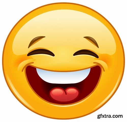 Collection of vector image smiley smile funny character balloon 25 EPS