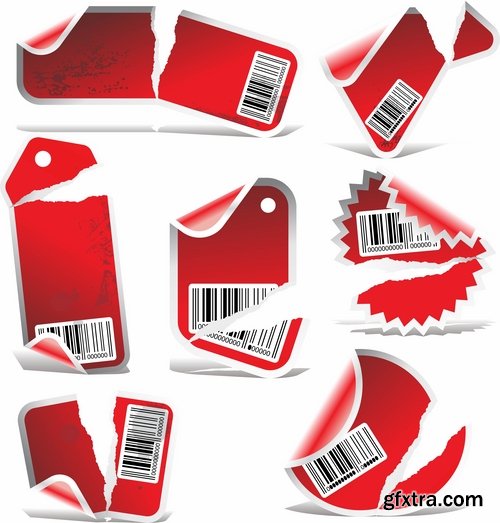 Collection of vector image label on various subjects #5-25 Eps