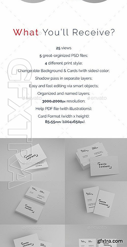 GraphicRiver - Business Cards Mock-ups Big Pack Vol1 12879123