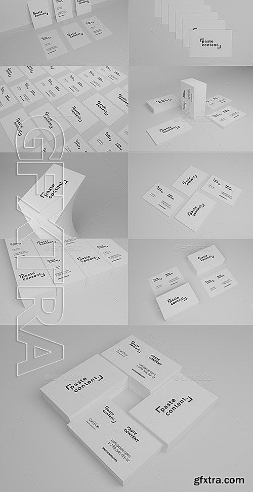 GraphicRiver - Business Cards Mock-ups Big Pack Vol1 12879123