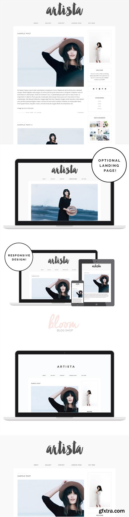 Responsive Wordpress Theme- Artista