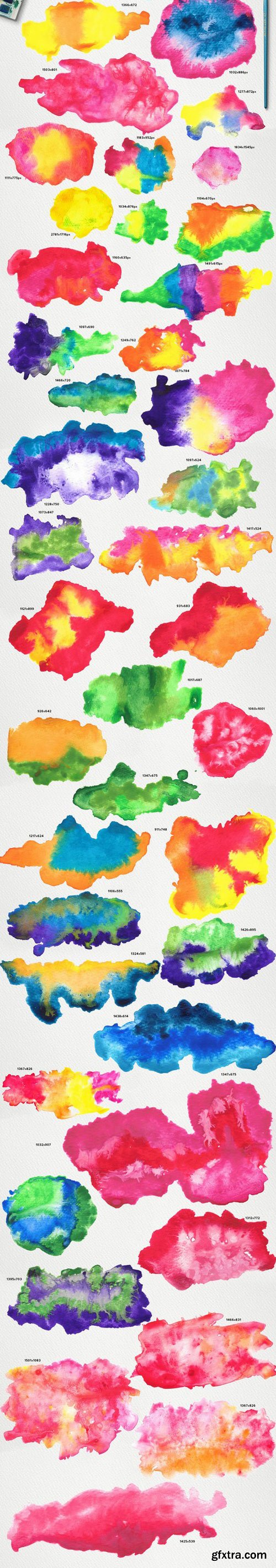 CM - Watercolor KIT for Illustrator 427120