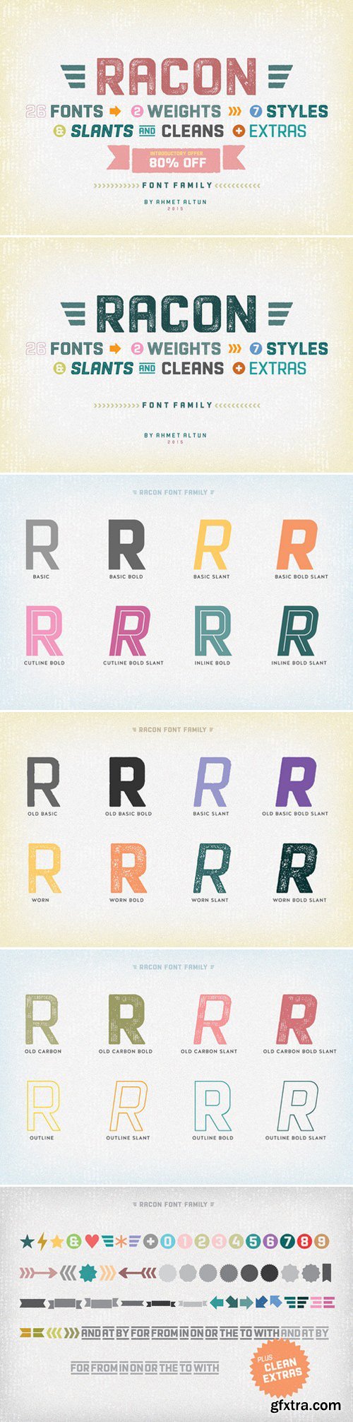 CM - Racon Font Family 426987