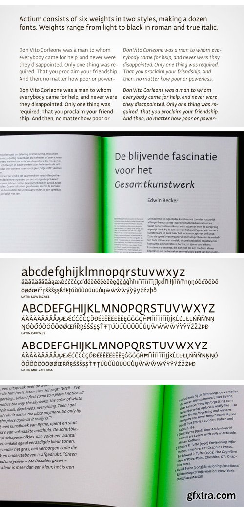 Actium Font Family