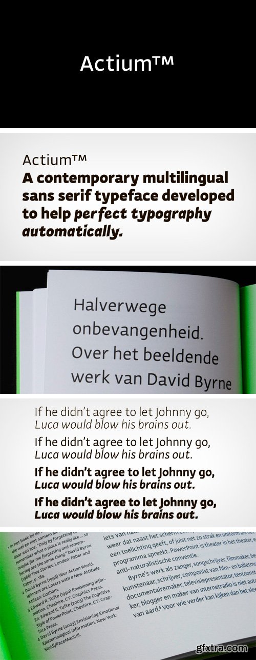 Actium Font Family