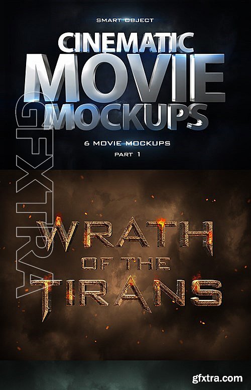 GraphicRiver - Cinematic 3D Movie Mockups 11929123