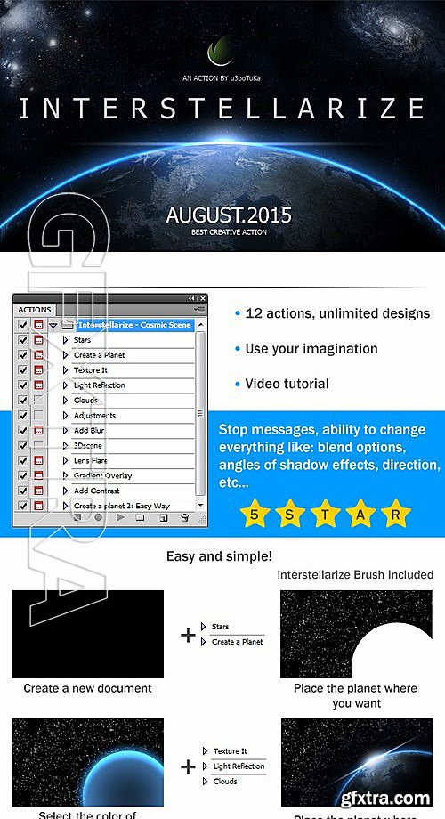 GraphicRiver - Interstellarize - Cosmic Scene Action 12576310