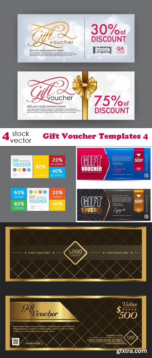 Vectors - Gift Voucher Templates 4